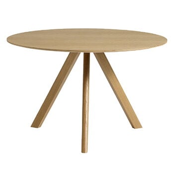 HAY CPH20 2.0 table, 120 cm, lacquered oak - lacquered oak veneer, product image