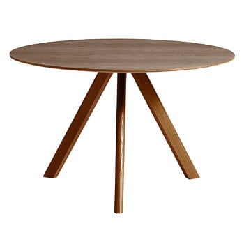 HAY CPH20 2.0 table, 120 cm, lacquered walnut - lacquered walnut veneer