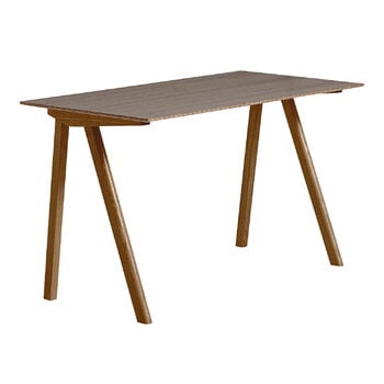 HAY CPH90 2.0 desk, 130 x 65 cm, walnut - lacquered walnut veneer