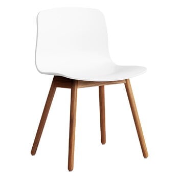HAY Sedia About A Chair AAC12, bianco 2.0 - noce laccato