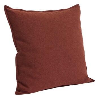 Decorative cushions, Linen cushion, 50 x 50 cm, iron red, Brown