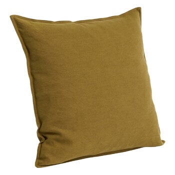 Decorative cushions, Linen cushion, 50 x 50 cm, olive, Green