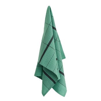 Tea towels, Linear tea towel, green, Green