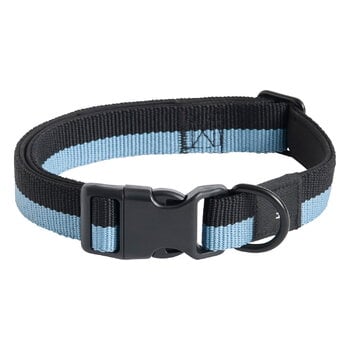 Accessori per animali, Collare Dogs di HAY, piatto, M-L, blu - nero, Nero