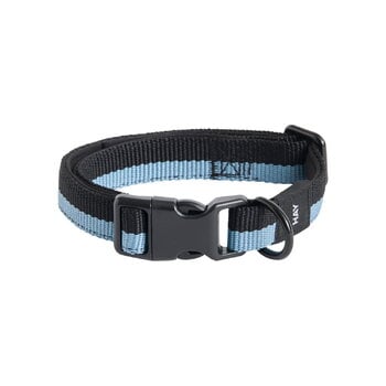 Accessori per animali, Collare Dogs, piatto, S-M, blu - nero di HAY, Nero