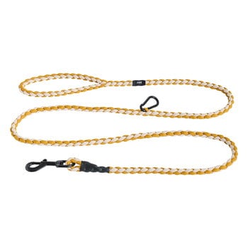 Accessori per animali, Guinzaglio HAY Dogs, intrecciato, regolabile, bianco - ocra, Bianco