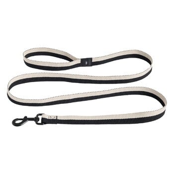 Accessori per animali, Guinzaglio Dogs di HAY, piatto, M-L, nero - bianco, Bianco