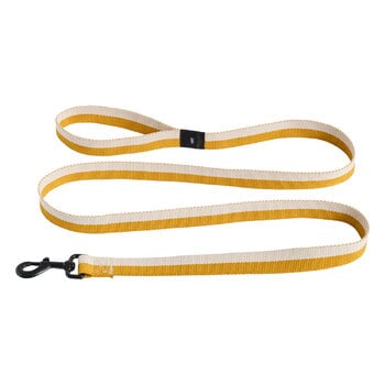 Accessori per animali, Guinzaglio Dogs di HAY, piatto, M-L, bianco naturale - ocra, Bianco