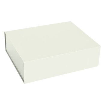 Storage containers, Colour Storage box, L, chalk white, White