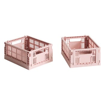 HAY Colour Crate Mini, 2 pcs, blush