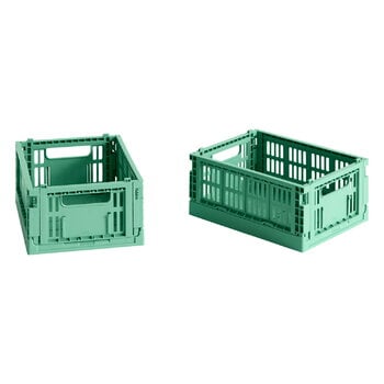 Storage containers, Colour Crate Mini, 2 pcs, dark mint, Green