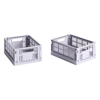 Scatole, Cassetta Colour Crate Mini, 2 pz, lavanda, Viola