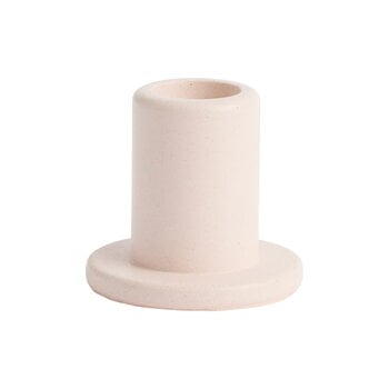 Candleholders, Tube candleholder, S, concrete, light pink, Pink