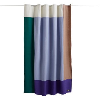 Shower curtains, Pivot shower curtain, 180 x 200 cm, blue, White