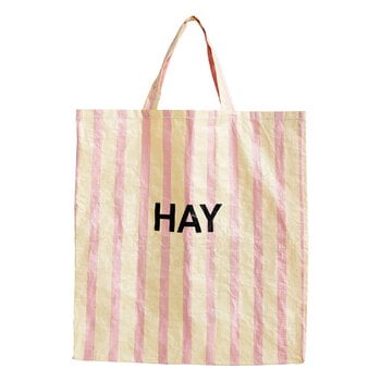 HAY Candy Stripe Einkaufstasche, XL, Rot - Gelb