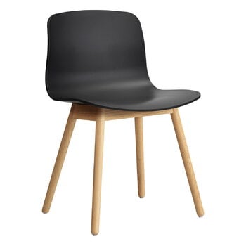 HAY Sedia About A Chair AAC12, nero 2.0 - rovere laccato