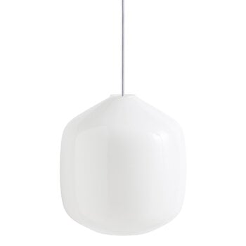 Pendant lamps, Buoy 300 pendant, pastel lilac cord, White