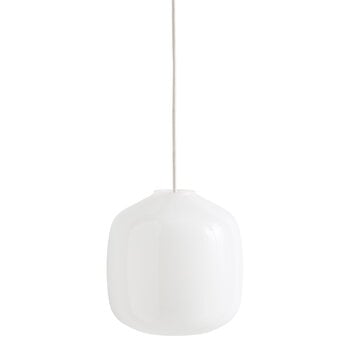 Pendant lamps, Buoy 200 pendant, clay white cord, White