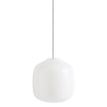 Pendant lamps, Buoy 200 pendant, pastel lilac cord, White