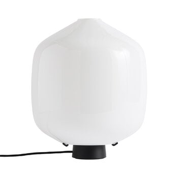 Table lamps, Buoy 300 table lamp, soft black cord, White