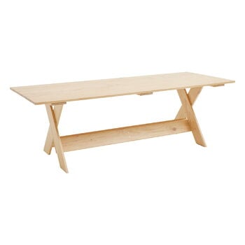 HAY Crate dining table, 230 cm, lacquered pine