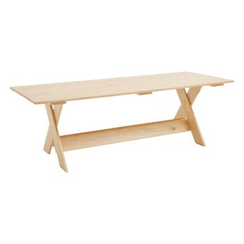 HAY Crate dining table, 230 cm, lacquered pine, product image