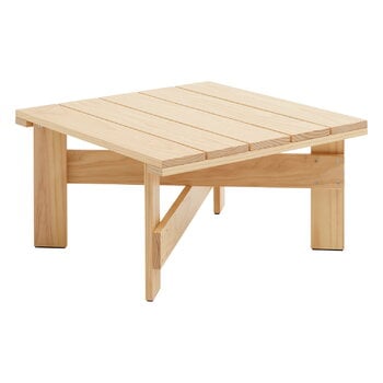 HAY Crate Tisch, niedrig, 75,5 x 75,5 cm, Kiefer lackiert