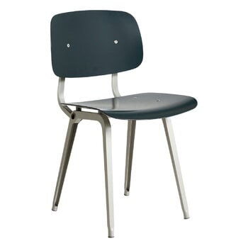 Dining chairs, Revolt chair, beige - granite grey 3.0, Gray