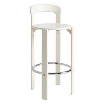 Bar stools & chairs, Rey bar stool, 75 cm, cream white, White