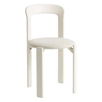 Dining chairs, Rey chair, cream white - beige Mode 011, White