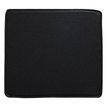 Cushions & throws, Seat cushion for X-Line chair, indoor, black leather, Black