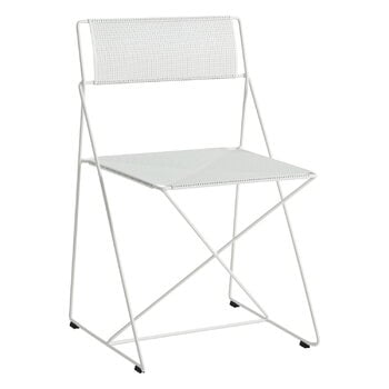 Dining chairs, X-Line chair, chalk white, White