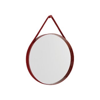 HAY Strap mirror, No 2, small, red