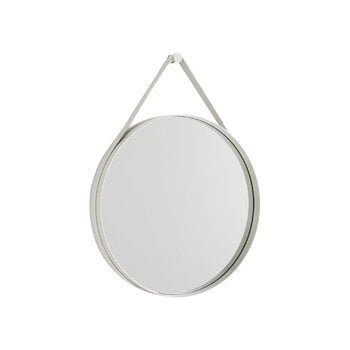 HAY Specchio Strap No 2, piccolo, grigio chiaro