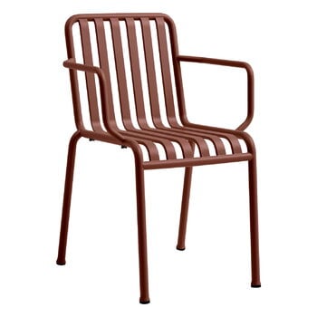 HAY Palissade käsinojallinen tuoli, iron red