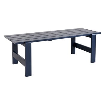 HAY Table Weekday, 230 x 83 cm, bleu acier
