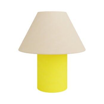 Tischlampen, Tischleuchte Toto, mittel, beige - wachs-gelb, Beige