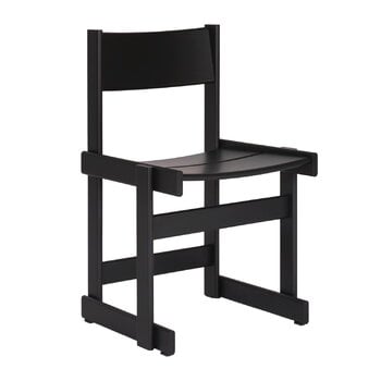 Dining chairs, Bullnose chair, black, Black