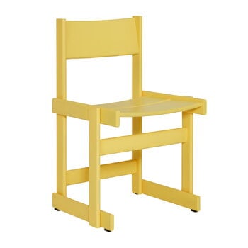 Chaises de salle à manger, Chaise Bullnose, jaune, Jaune