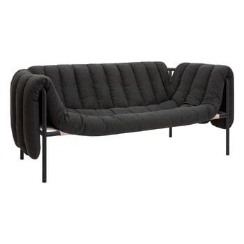 Hem Puffy 2,5-Sitzer Sofa, anthrazit - schwarzgraues Stahl