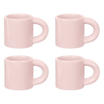 Cups & mugs, Bronto espresso cup, 4 pcs, pink, Pink