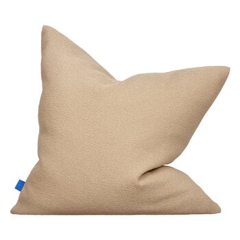 Deko-Kissen, Crepe Kissen, 50 x 50 cm, Sandbeige, Beige