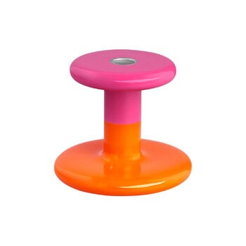 Hem Pesa candle holder, low, magenta - orange