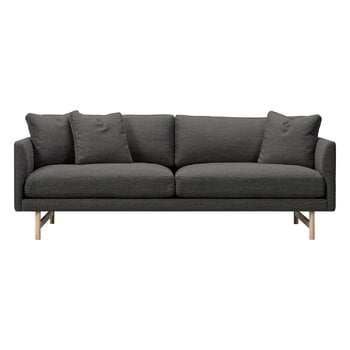 Fredericia Calmo sofa 95, 2-seater, lacquered oak - Sunniva 173