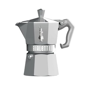 Bialetti Moka Exclusive espressobryggare, 3 koppar, silver