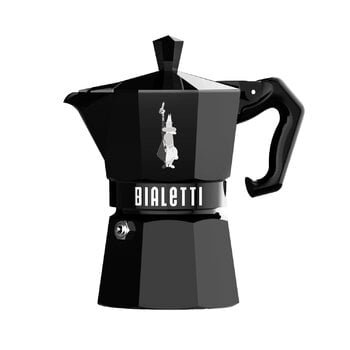 Bialetti Moka Exclusive espressobryggare, 3 koppar, svart