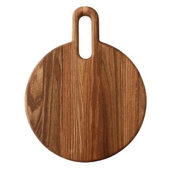 Cutting boards, Halikko cutting board, round, elm, Natural