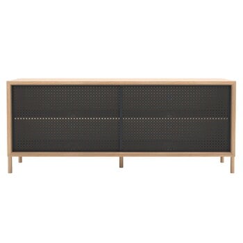 Hartô Credenza Gabin 122 cm, rovere - grigio ardesia, immagine prodotto
