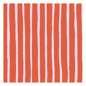 Napkins, Marimekko Piccolo paper napkin, 20 pcs, orange - pink, Orange