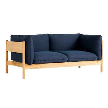 HAY Arbour Eco 2-Sitzer-Sofa, Steelcut Trio 796 – Eiche